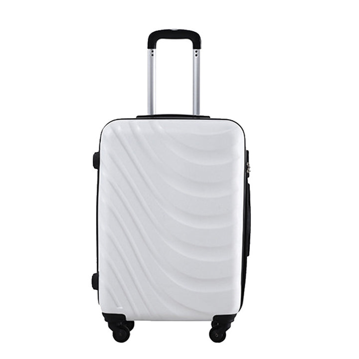 Unisex Stylish Wave-Pattern Hard Shell Carry-on Suitcase Kalsten