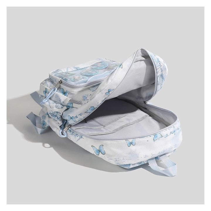 Stylish Butterfly Print Backpack Kalsten