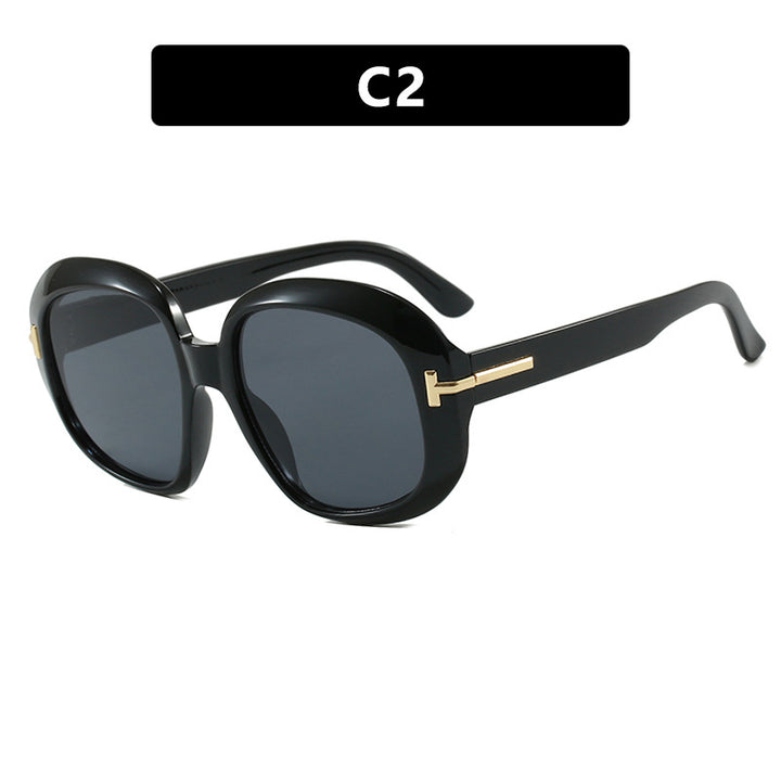Women's oversized sunglasses with elegant frame structure and UV protection Kalsten