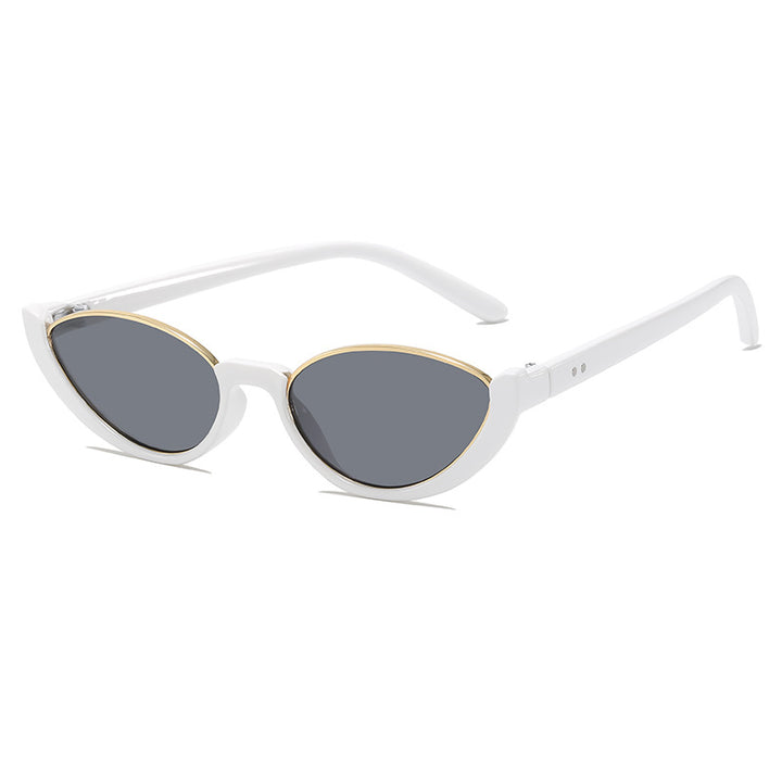 Retro-Inspired Clear Frame Cat Eye Sunglasses Kalsten