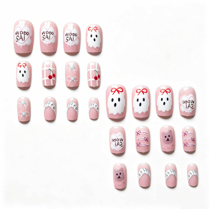 Whimsical Character Nail Art