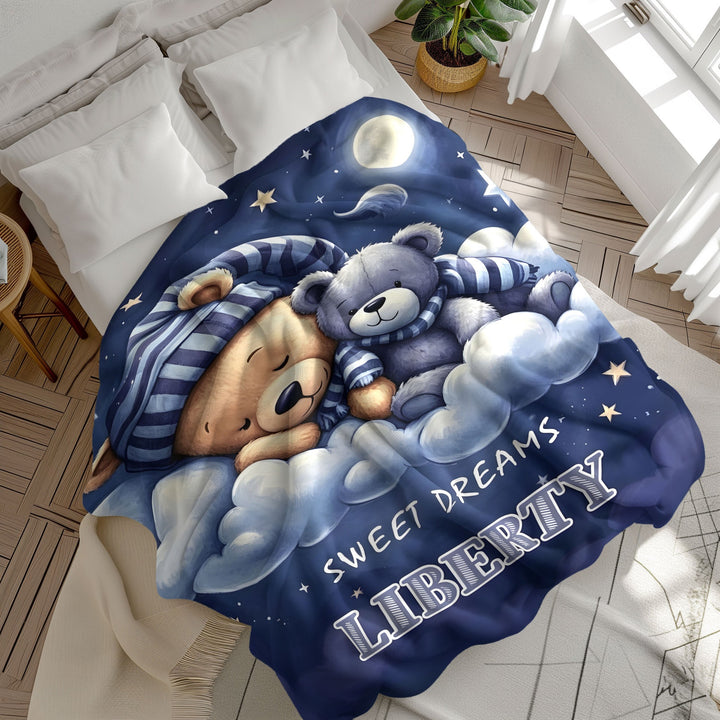 Cartoon-Themed Comfort Blanket