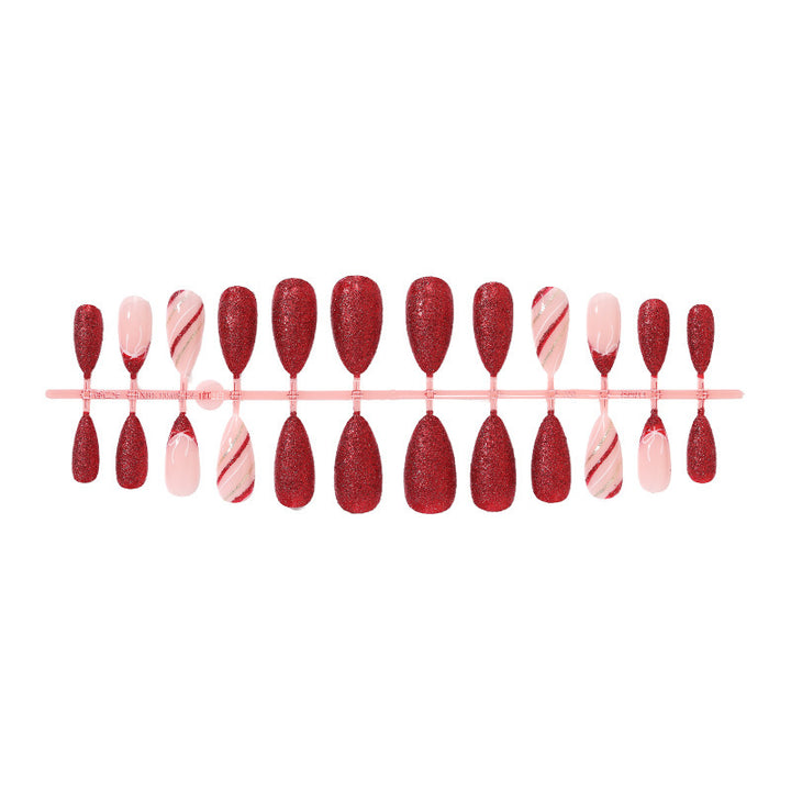 Nail set with glittering and elegant design variations Kalsten