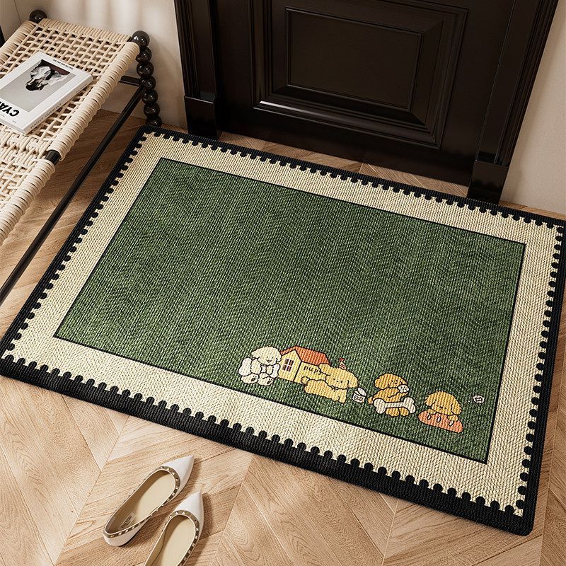 Decorative Garden-Themed Area Rug