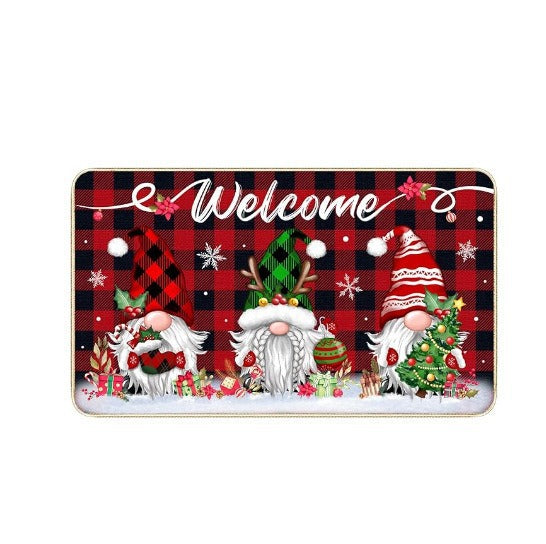 Heart-Themed Decorative Welcome Mat Kalsten