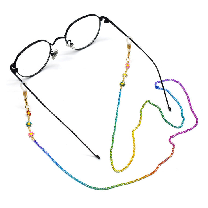 Floral Patterned Eyewear Chain Kalsten