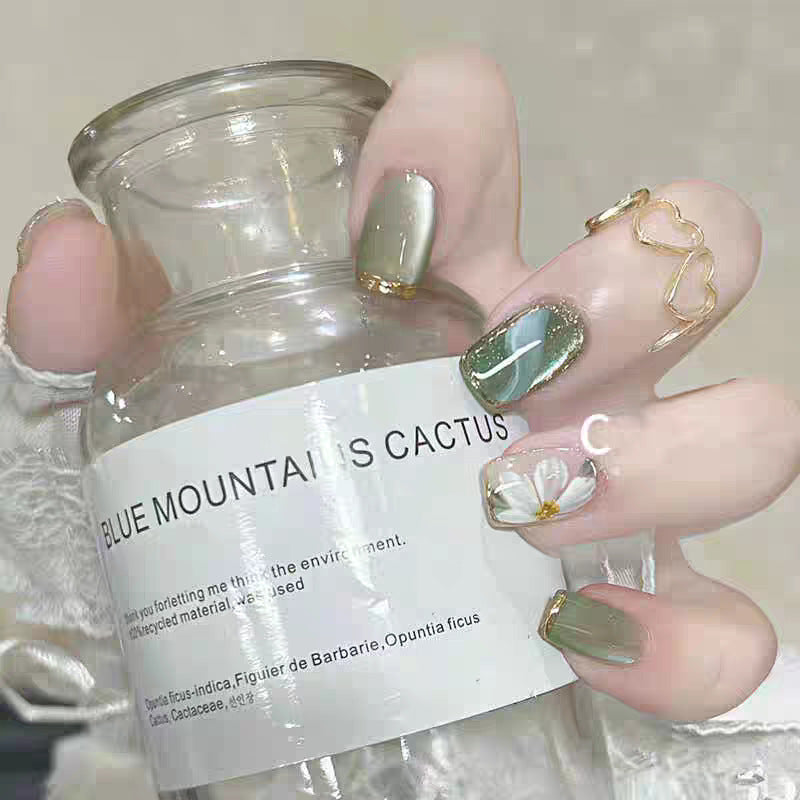 Decorative Character-Themed Press-On Nails with 3D Elements Kalsten
