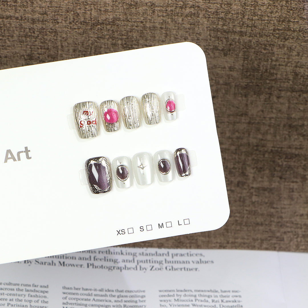 Glamorous Decorative Press-On Nails Kalsten