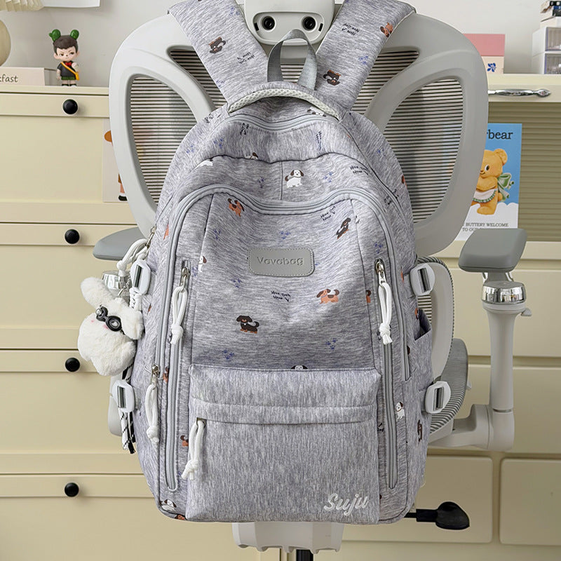 Playful Dog-Themed School Backpack Kalsten
