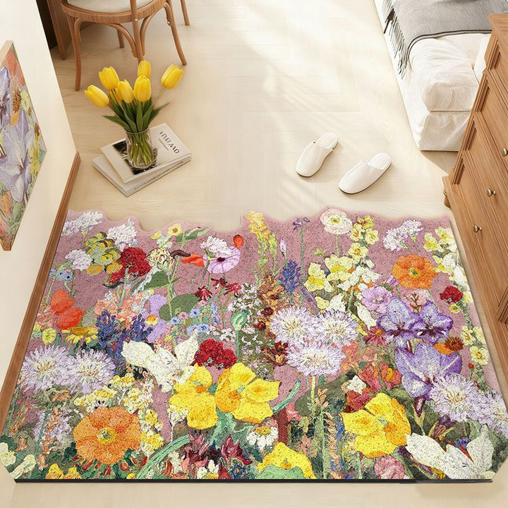 Decorative Floral Area Rug
