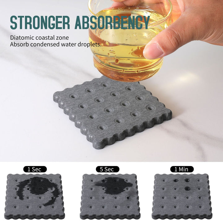 Decorative Hot Beverage Coaster Set