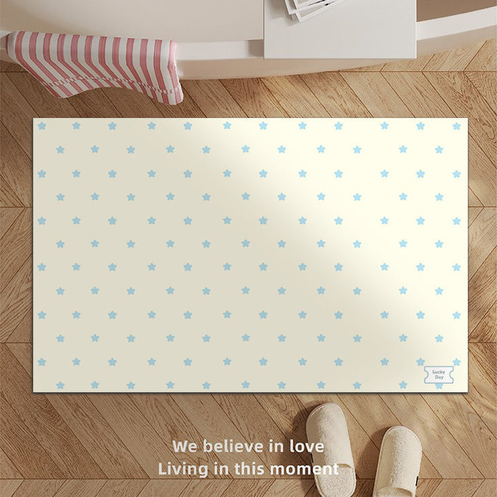 Decorative Star-patterned Bath Mat Kalsten
