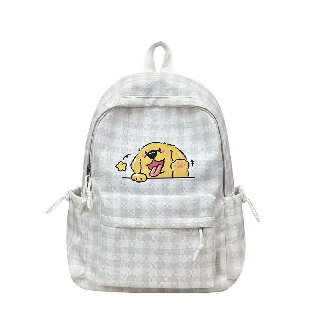 Backpack with Cute Dog Design and Clever Compartment Layout Kalsten