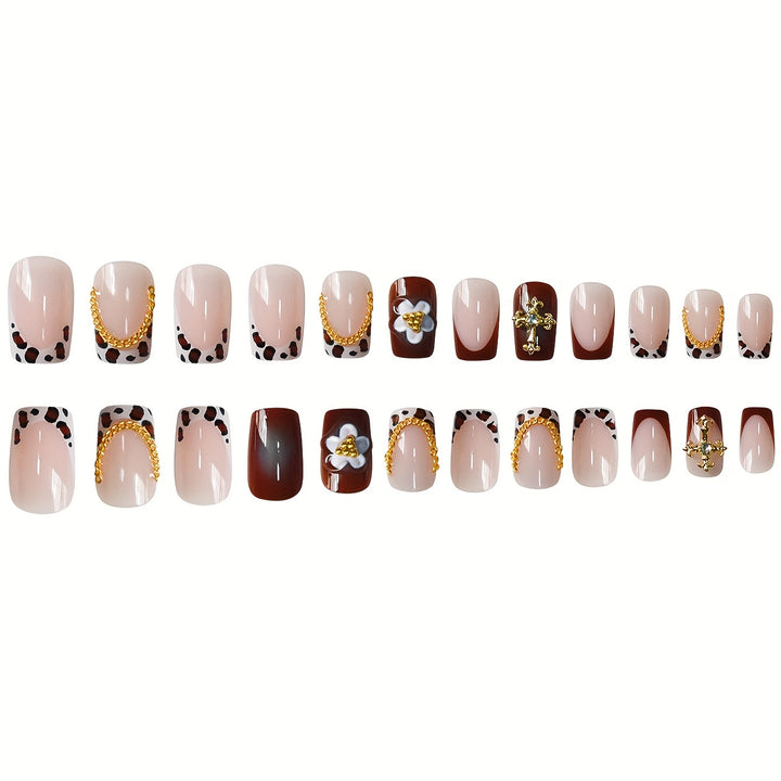 Decorative Press-On Nail Set Kalsten