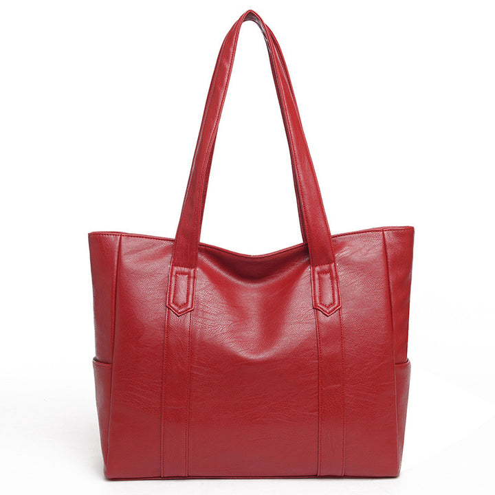 Stylish and Spacious Leather Bag Kalsten