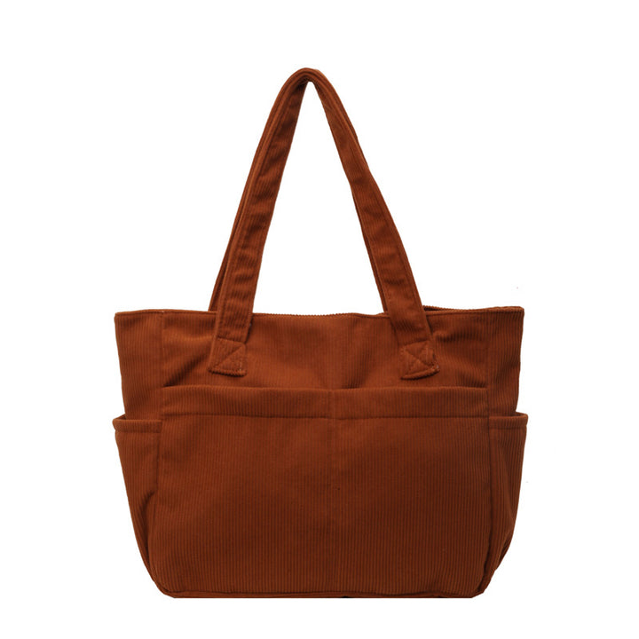 Multifunctional shoulder bag with large outer pockets Kalsten