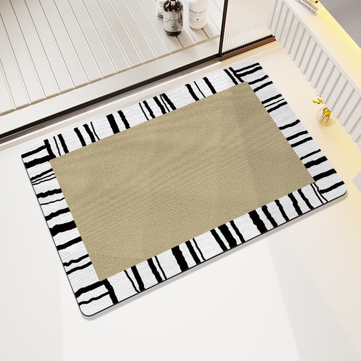 Artistic Cat-Themed Bath Mat Kalsten