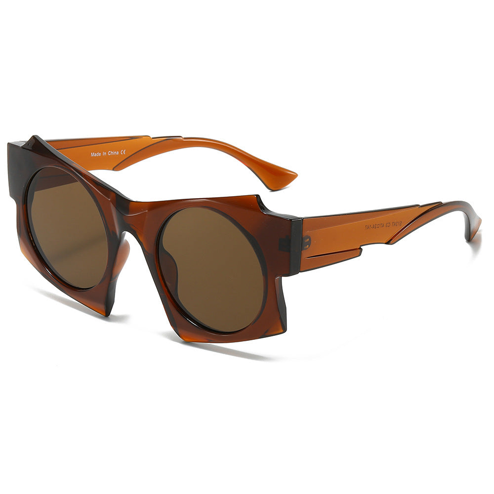 Contemporary Round Frame Sunglasses Kalsten