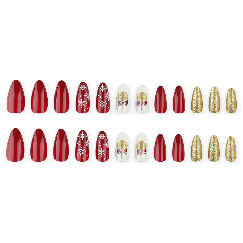 Artificial Nails in Festive Christmas Design Kalsten 1787298788