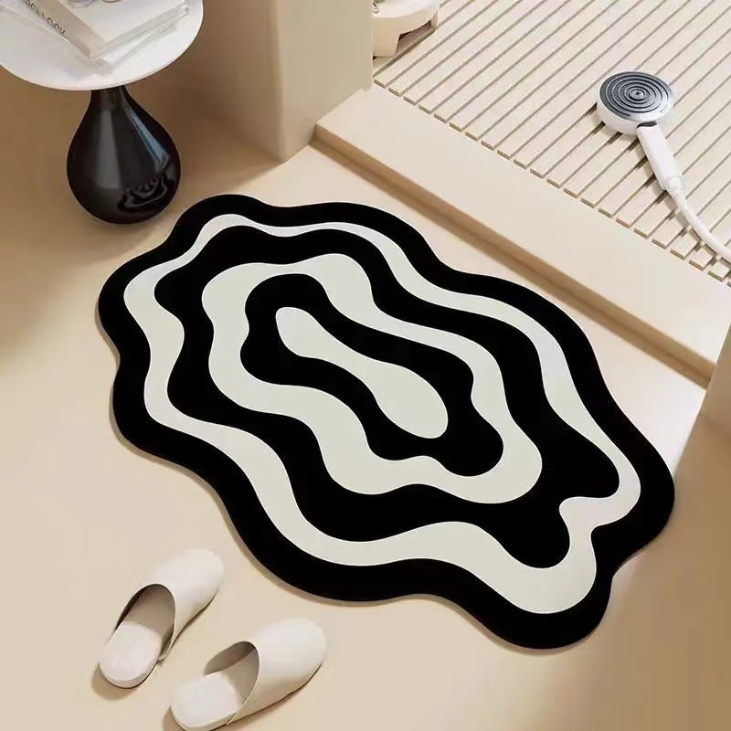 Abstract Pattern Bath Mat