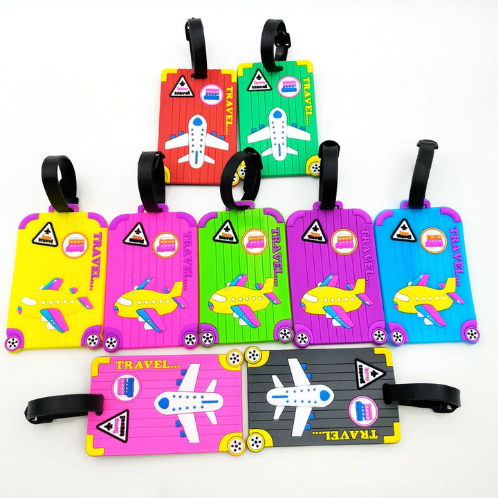 Airplane-Themed Travel Luggage Tag Kalsten