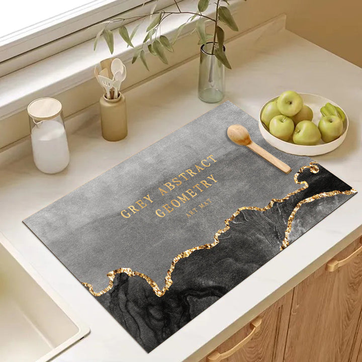 Abstract Geometric Kitchen Mat Kalsten