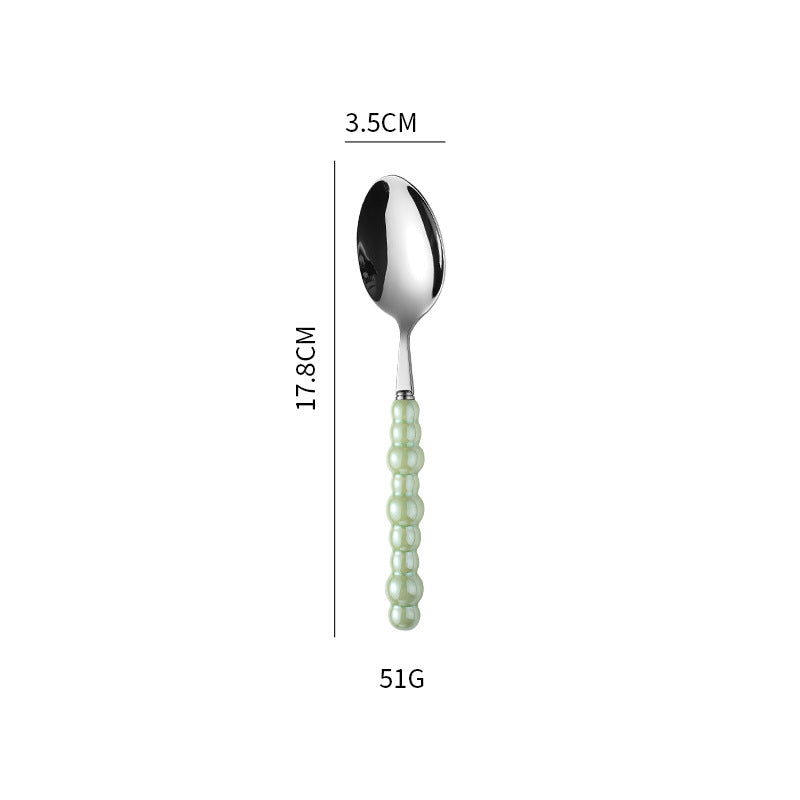 Elegant finger food fork with non-slip handle Kalsten