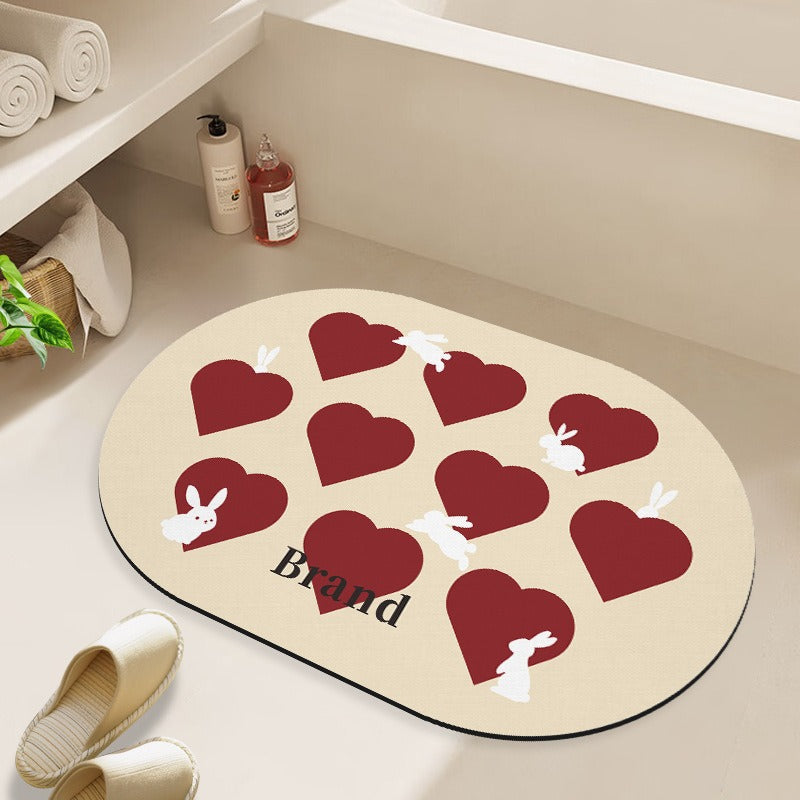 Absorbent Non-Slip Bath Mat