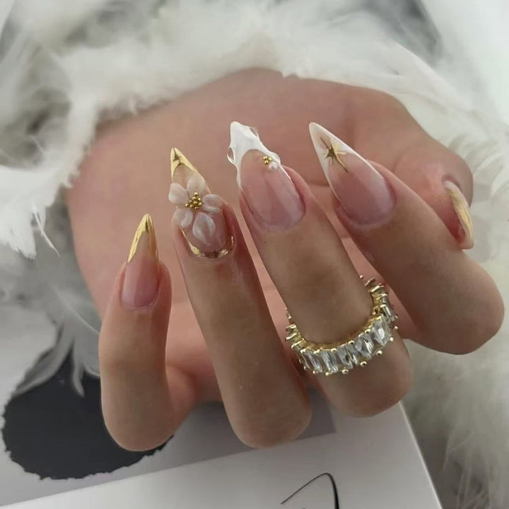 Elegant Acrylic Nail Art Extensions Kalsten