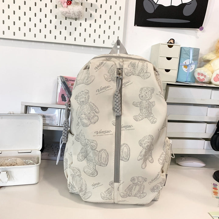 Bear-Themed Lightweight Backpack Kalsten