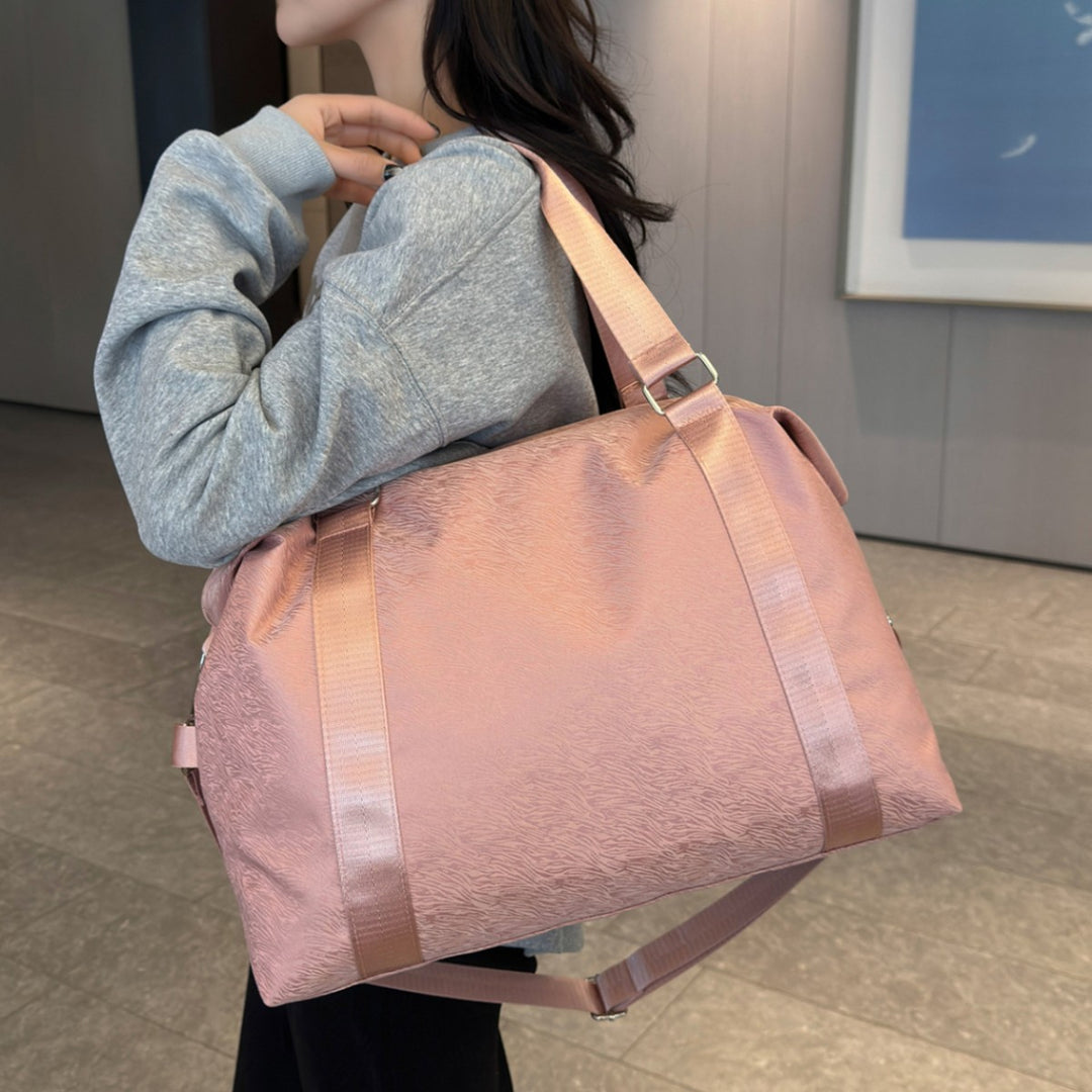 Durable Textured Travel Duffle Bag Kalsten
