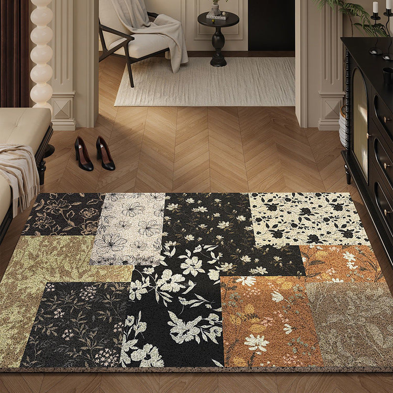 Artistic Floral Pattern Area Rug