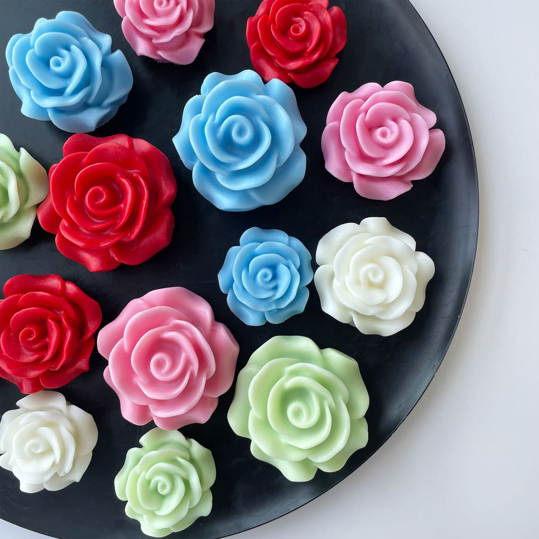 Rose-Shaped Aromatic Candle