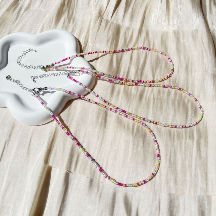 Handcrafted Beaded Choker Necklace Kalsten
