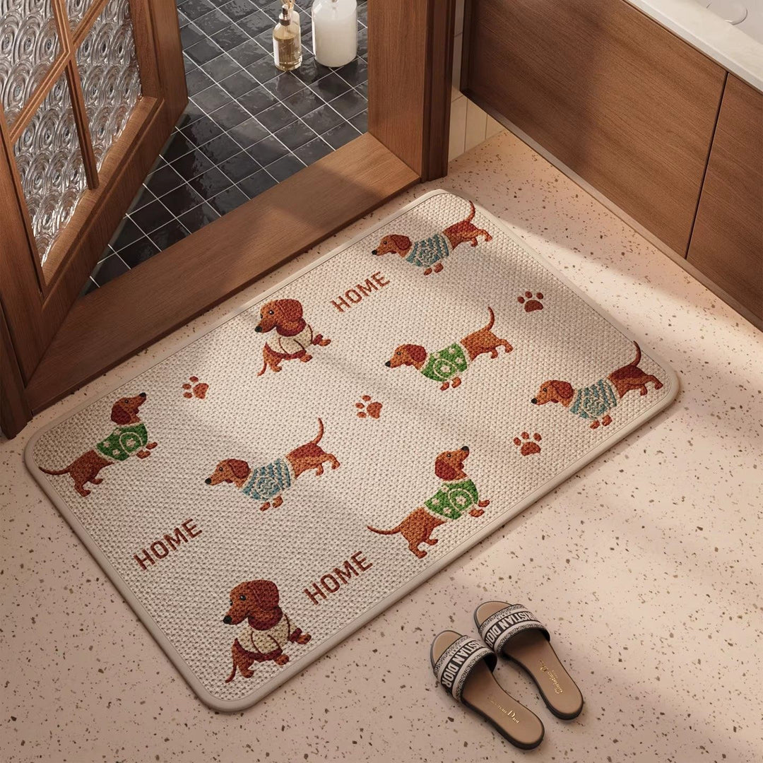 Artistic Decorative Door Mat for Home Entryway