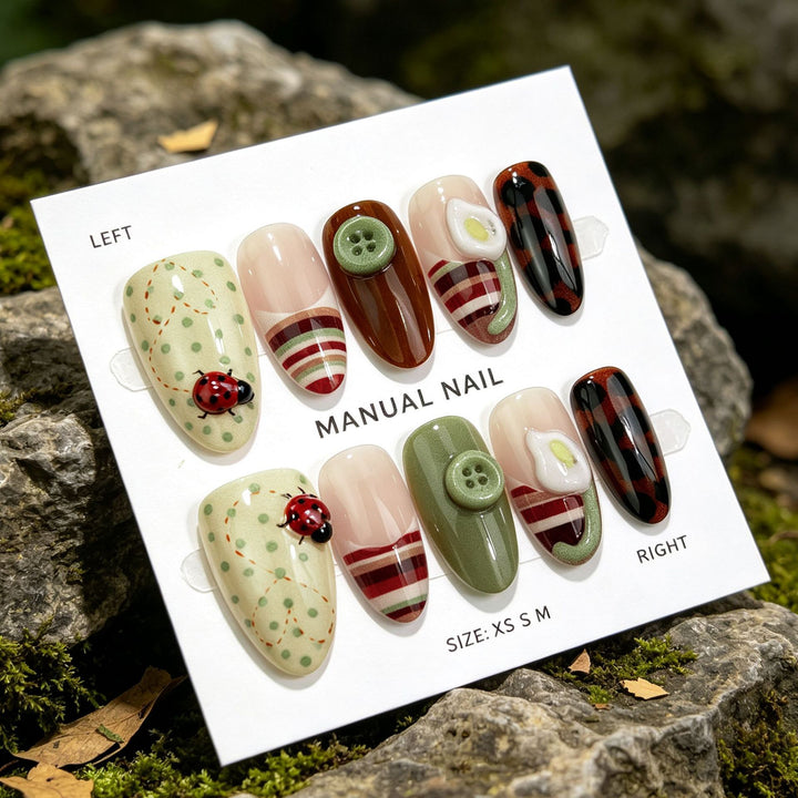 Artistic Manual Press-On Nail Art Set 1790738458