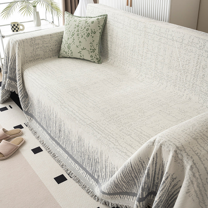 Cozy Knitted Sofa Throw