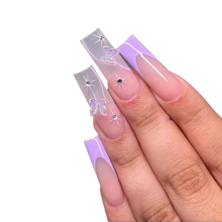 Decorative Butterfly Nail Extensions Kalsten