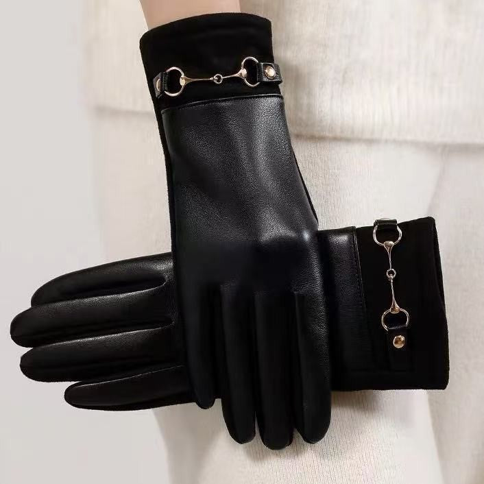 Luxurious Leather Touchscreen Gloves Kalsten