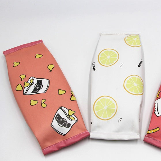 Cute Bread-Themed Zippered Pencil Case Kalsten