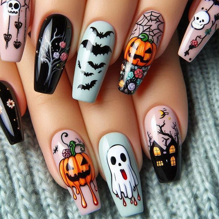 Halloween-Themed 3D Nail Art Extensions Kalsten 1789713260