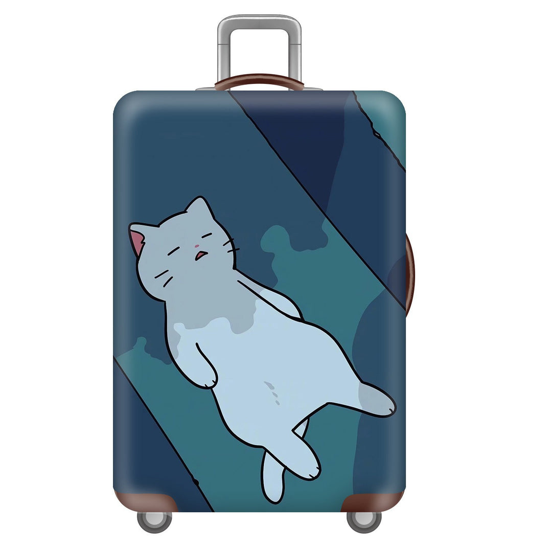 Unisex Hard Shell Suitcase with Dreamy Landscape Design Kalsten