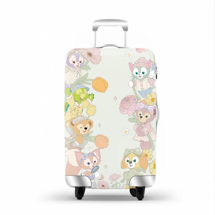 Unisex hard-shell luggage with trendy dog motif Kalsten