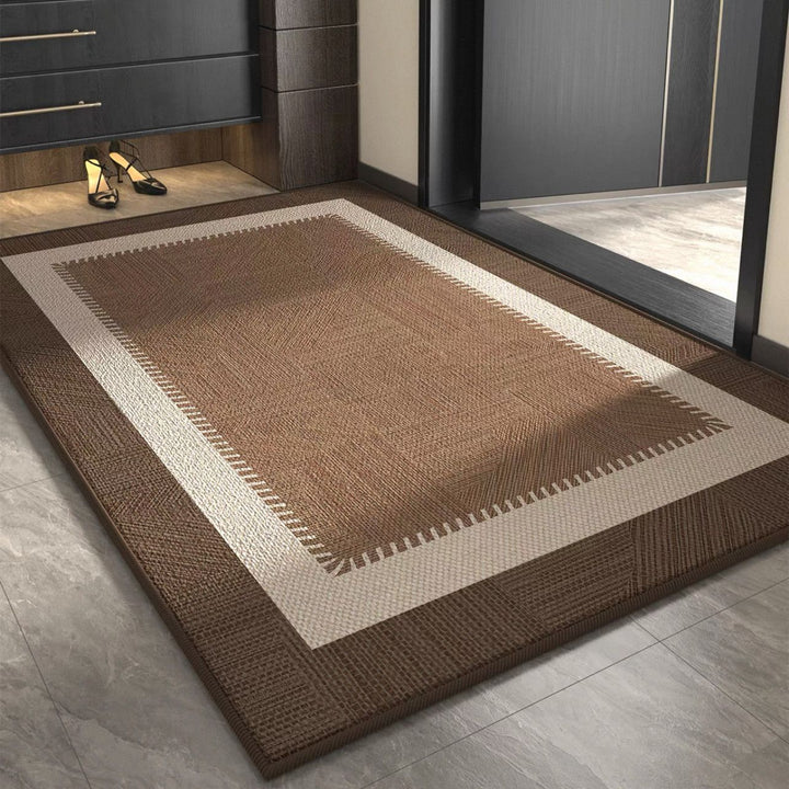 Decorative Natural Fiber Entrance Mat