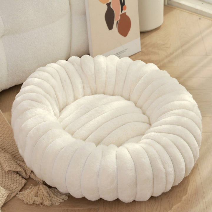 Women Round Cuddle Bed with High Edges Kalsten