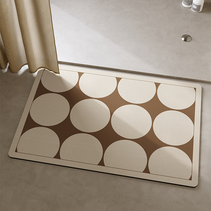 Playful Cat-Themed Bath Mat Kalsten
