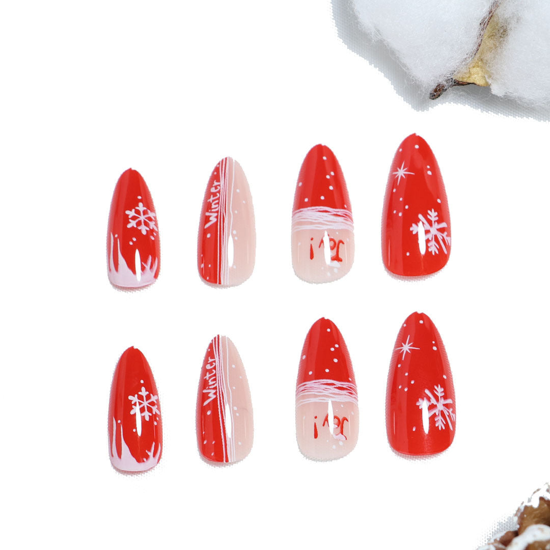 Festive Themed Press-On Nail Art Set Kalsten