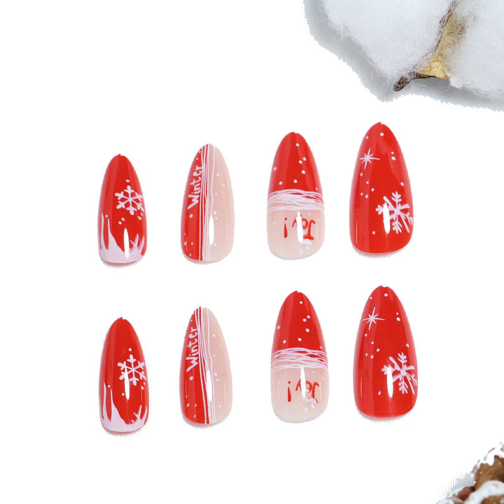 Festive Themed Press-On Nail Art Set Kalsten