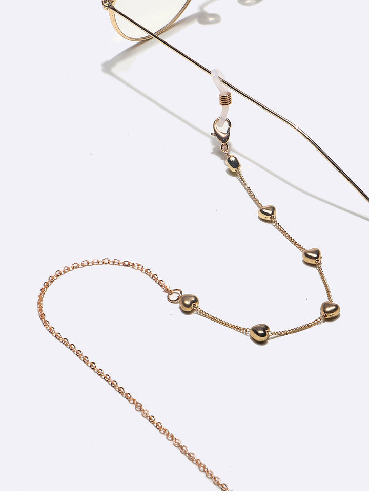 Heart-Embellished Eyewear Chain Kalsten