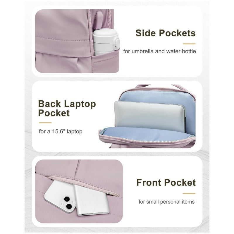 Multifunctional Laptop Backpack with USB Port and Versatile Compartments Kalsten